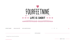 Desktop Screenshot of fourfeetnine.com